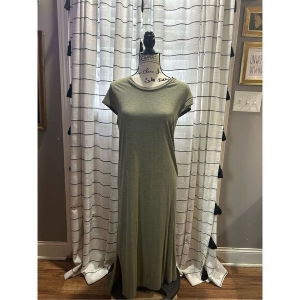 Jessica Simpson Olive Green T-Shirt Dress Size Large